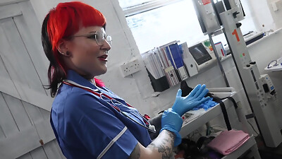 Nurse Ruby',s Degrading Vaginal Exam: Pierced Slut Rosa Inspected, Stretched &amp, Broken in Medical Room