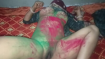 Holi spacial. Holi par bhabhi ki chudayi kari