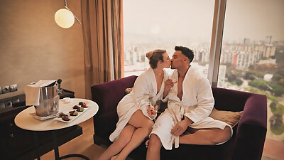 Intimate celebration turns into passionate fucking