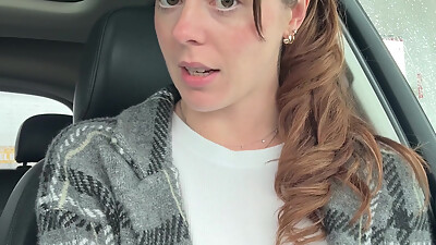 Trying Not to Cum Too Loud While I Pump My Gas