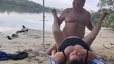 Almost caught fucking at the river - Exclusive on FapHouse