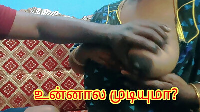 Step Mom Check Her Step Son',s Stamina - Full Tamil Audio with Loud Moaning