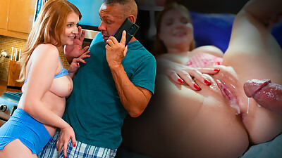 MyPervyFamily - Stepdad Can',t Resist Ginger',s Fluffy Muff - Harlow West
