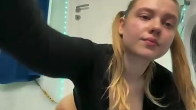Masturbating