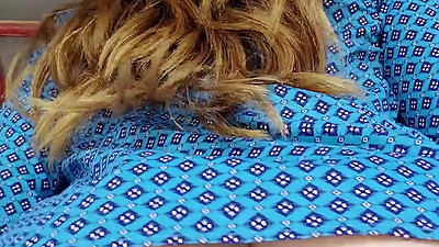 Redhead Shows off Riding Position Nude in Shirt