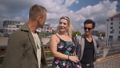 Conny and Bodo Have Discovered Land... Blonde and Big-breasted!