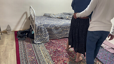 Two lovers who came tired from the trip rested with sex