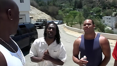 4 Blacks with a Meter of Cock Overall