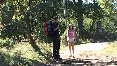 A couple of piggy walkers take a dirty break in the woods!