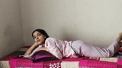 Big Stepsister Came to Share My Bed Full Hindi Sex Vlog