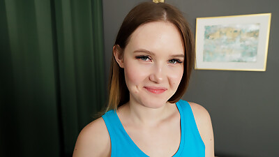 Solo session with a smoking hot teen who masturbates
