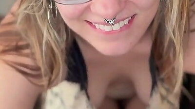 Salem Rose Blowjob Makes Me Cum on Her Glasses