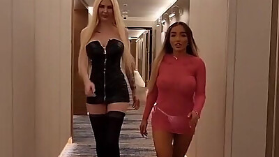 Guys Fucked Two Hot Blondes in a Hotel Room