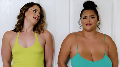 GIRLSWAY - Curvy Babes Sophia Burns & Ashlyn Peaks Meet While Hiding & Explore Instant Chemistry