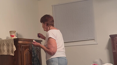 My 74 year old princess getting ready for bed