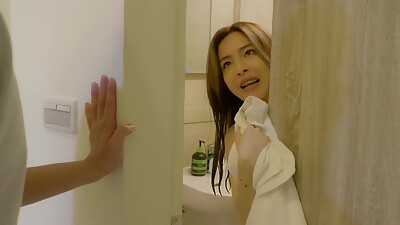 Shower at Neighbor's Bathroom, He Can't Deny My Pink Pussy