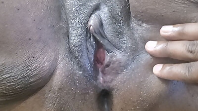 Amateur Ebony BBW Granny Gets a Creampie Deep in Her Grey Haired Pussy