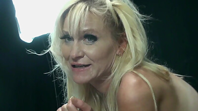 Stud From the Office Fucks My Big Tit GILF Smoking Wife