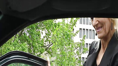 Granny Is Very Open-minded...she Gets Fucked in Parking Lot!